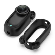 For Insta 360 Go 3S / Go 3  Solid Color Silicone Protective Case(Black)