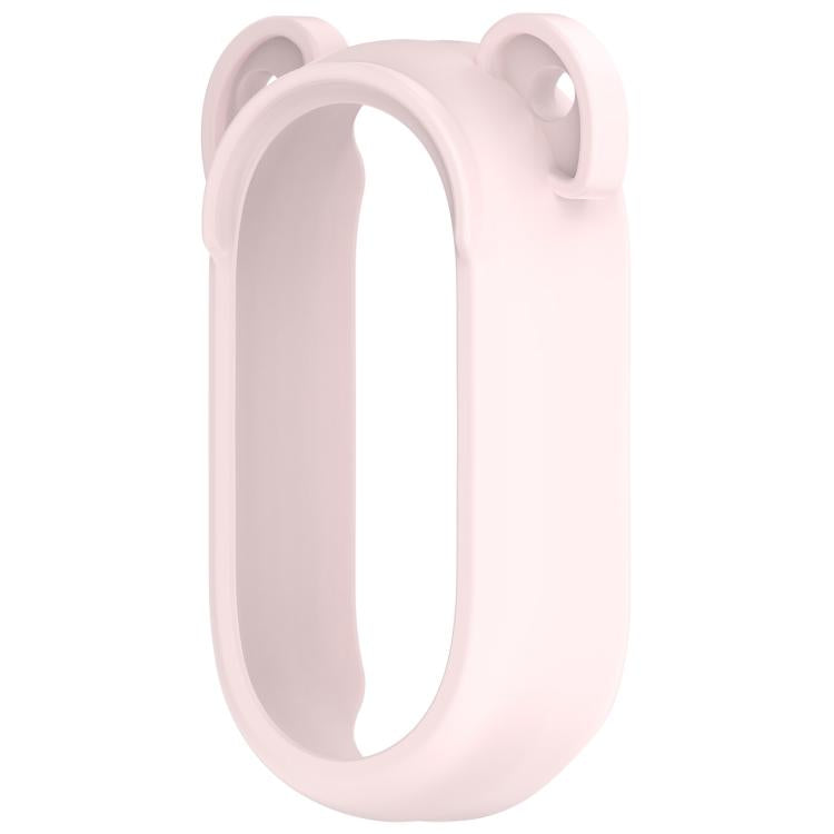 For Insta 360 Go 2 Solid Color Silicone Protective Case(Light Pink)