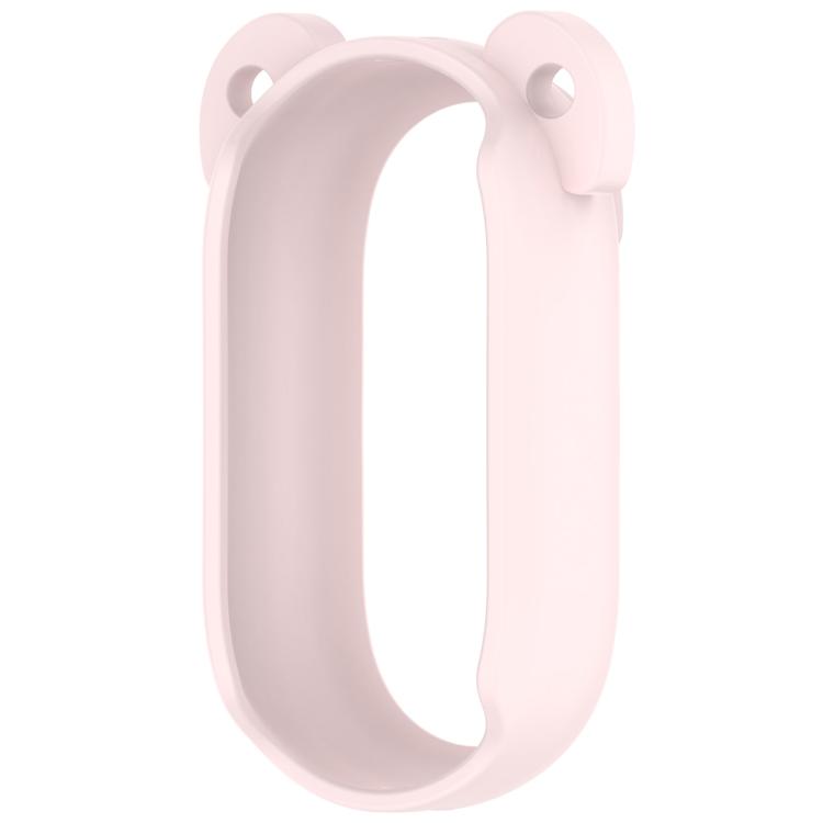 For Insta 360 Go 2 Solid Color Silicone Protective Case(Light Pink)