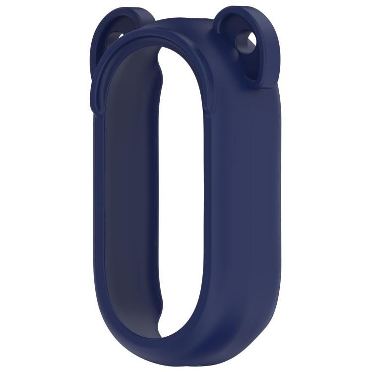 For Insta 360 Go 2 Solid Color Silicone Protective Case(Dark Blue)
