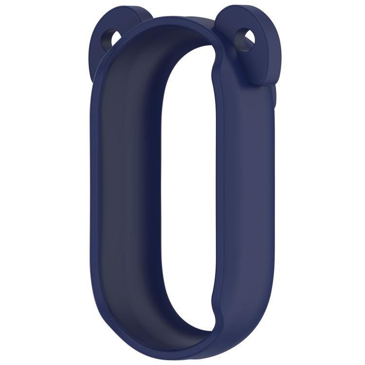 For Insta 360 Go 2 Solid Color Silicone Protective Case(Dark Blue)