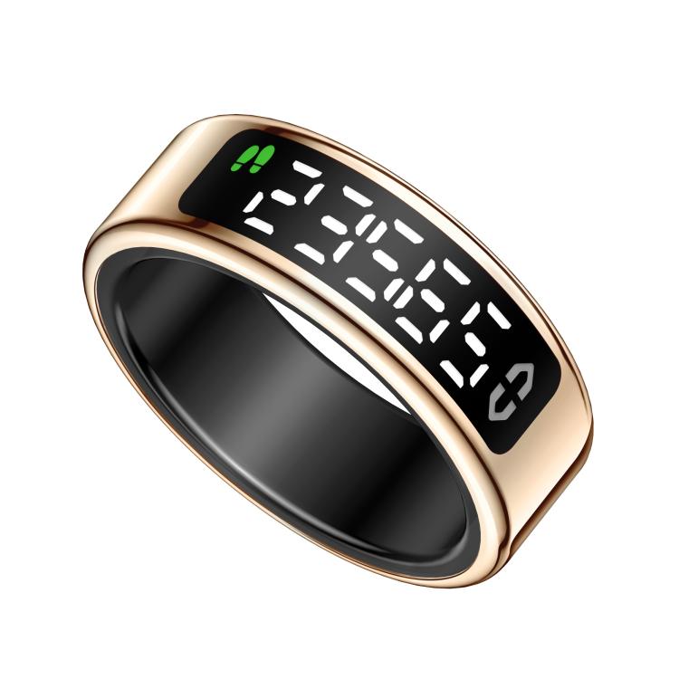 SY01 SIZE 8 Smart Ring, Support Heart Rate / Blood Oxygen / Sleep Monitoring / Multiple Sport Modes(Rose Gold)