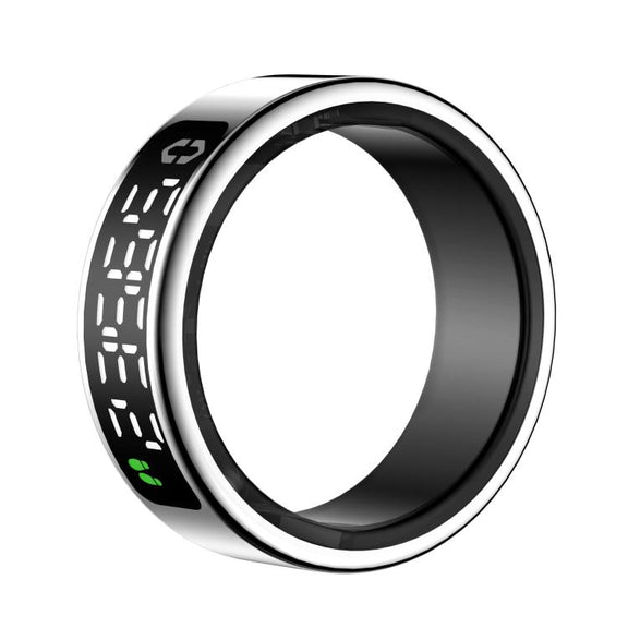 SY01 SIZE 8 Smart Ring, Support Heart Rate / Blood Oxygen / Sleep Monitoring / Multiple Sport Modes(Silver)