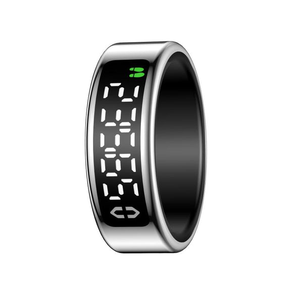 SY01 SIZE 8 Smart Ring, Support Heart Rate / Blood Oxygen / Sleep Monitoring / Multiple Sport Modes(Silver)