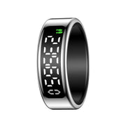 SY01 SIZE 9 Smart Ring, Support Heart Rate / Blood Oxygen / Sleep Monitoring / Multiple Sport Modes(Silver)