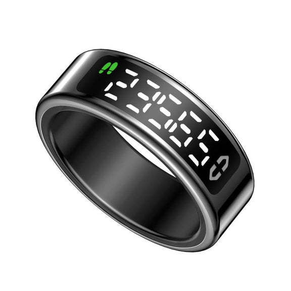 SY01 SIZE 11 Smart Ring, Support Heart Rate / Blood Oxygen / Sleep Monitoring / Multiple Sport Modes(Black)