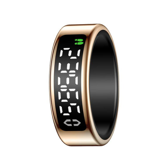 SY01 SIZE 11 Smart Ring, Support Heart Rate / Blood Oxygen / Sleep Monitoring / Multiple Sport Modes(Rose Gold)