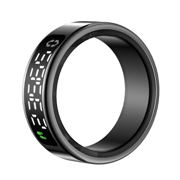 SY01 SIZE 12 Smart Ring, Support Heart Rate / Blood Oxygen / Sleep Monitoring / Multiple Sport Modes(Black)