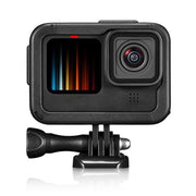 For GoPro HERO13 Black / HERO12 Black Dual Cold Shoes Frame Expansion PA Cage with Side Interface Cover