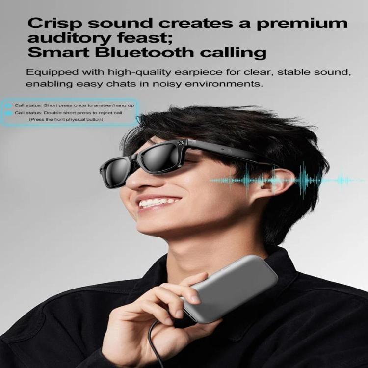 W600 Smart Glasses, Support AI Conversation / AI Photo Recognition / Bluetooth Call(White)