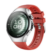 For Huawei Watch 5 42mm Vertical Silicone Watch Band(Red)