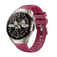 For Huawei Watch 5 46mm Vertical Silicone Watch Band(Wine Red) - free shipping - PMC TechLife - Order now!