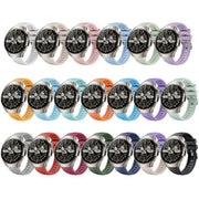 For Huawei Watch 5 42mm Vertical Silicone Watch Band(Light Purple)