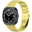 For Samsung Galaxy Watch 8 40 / 44mm Three Beads Stainless Steel Watch Band with Removal Tool(Gold) - free shipping - PMC TechLife - Order now!