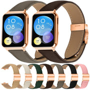 For Xiaomi Smart Bnad 9 Pro / Redmi Watch 5 Lychee Texture Rose Gold Turtle Back Buckle Leather Watch Band(Camel)