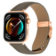 For Huawei Watch Fit 4 / Fit 4 Pro / Fit 3 Lychee Texture Rose Gold Turtle Back Buckle Leather Watch Band(Gray) - free shipping - PMC TechLife - Order now!
