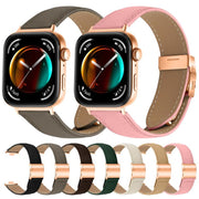 For Huawei Watch Fit 4 / Fit 4 Pro / Fit 3 Lychee Texture Rose Gold Turtle Back Buckle Leather Watch Band(Camel)