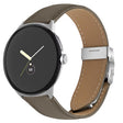 For Google Pixel Watch / Watch 2 / 3 41mm Lychee Texture Silver Turtle Back Buckle Leather Watch Band(Gray) - free shipping - PMC TechLife - Order now!