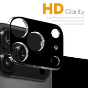 For iPhone 17 Pro 2pcs NORTHJO Camera Lens Protector 3D HD Tempered Glass Film(Black)