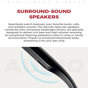 M01 Smart Glasses, with HD Camera, Support Bluetooth Call, AI Intelligent Translation(White)