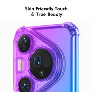 For Huawei Pura 80 Pro / 80 Pro+ ENKAY Hat-Prince Gradient Airbag TPU Phone Case(Purple Gold)