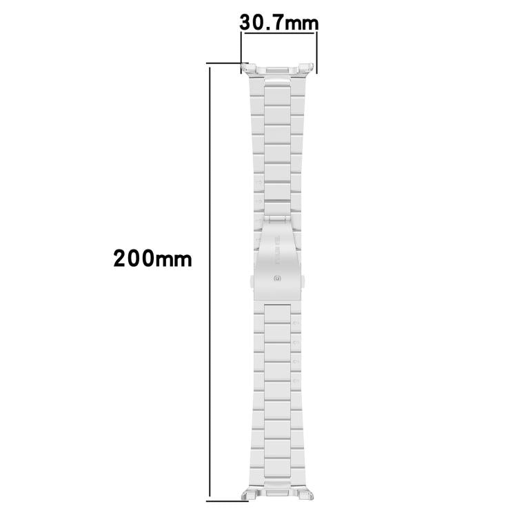For Samsung Galaxy Watch 8 40 / 44mm Slim Three Beads Stainless Steel Watch Band(Gold)