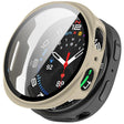 For Samsung Galaxy Watch 8 44mm Tempered Film Integrated PC Watch Cover(Ivory White) - free shipping - PMC TechLife - Order now!
