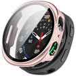 For Samsung Galaxy Watch 8 44mm Tempered Film Integrated PC Watch Cover(Frosted Pink) - free shipping - PMC TechLife - Order now!