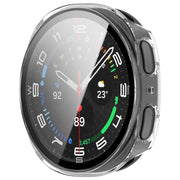 For Samsung Galaxy Watch 8 40mm Tempered Film Integrated PC Watch Cover(Transparent)