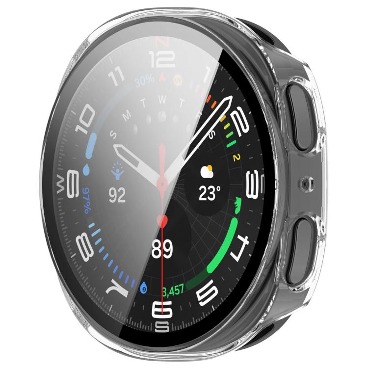 For Samsung Galaxy Watch 8 40mm Tempered Film Integrated PC Watch Cover(Transparent)