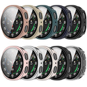 For Samsung Galaxy Watch 8 44mm Tempered Film Integrated PC Watch Cover(Transparent)