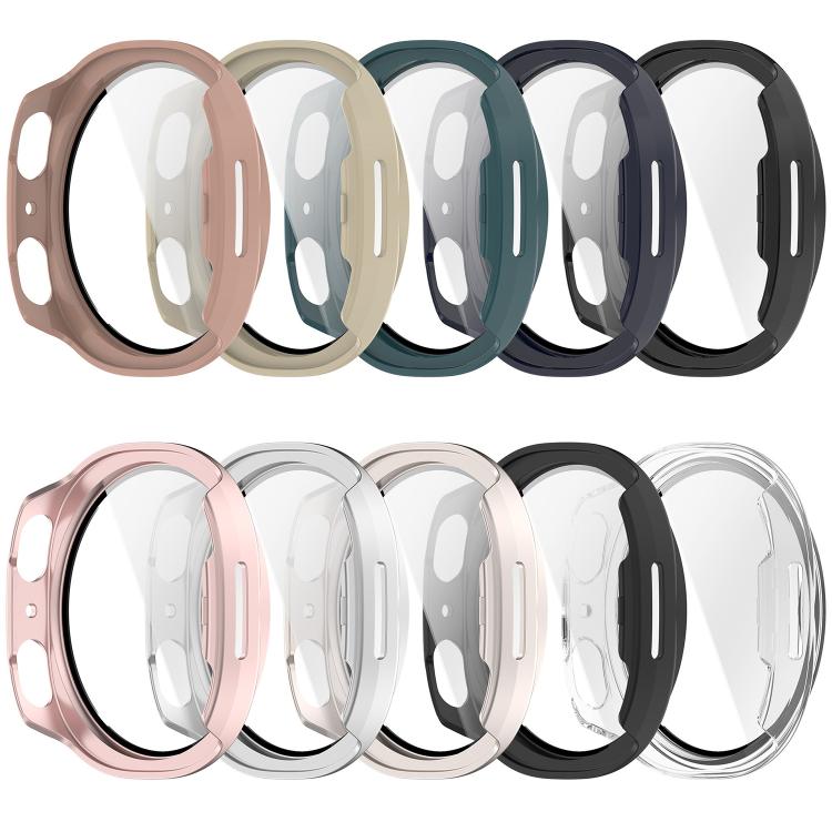 For Samsung Galaxy Watch 8 44mm Tempered Film Integrated PC Watch Cover(Transparent)