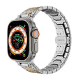 For Apple Watch 46mm / 49mm / 45mm / 44mm Octagonal Stainless Steel  Watch(Silver Inter Gold) - free shipping - PMC TechLife - Order now!