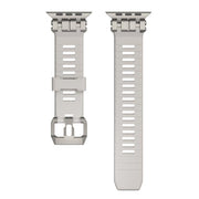 For Apple Watch 46mm / 49mm / 45mm / 44mm H016 Functional Series Twill Texture TPU Watch Band(Titanium Starlight)