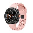 For Samsung Galaxy Watch8 / Watch8 Classic Hole Style Black Reverse Buckle Silicone Watch Band(Pink) - free shipping - PMC TechLife - Order now!