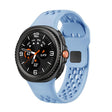 For Samsung Galaxy Watch8 / Watch8 Classic Hole Style Black Reverse Buckle Silicone Watch Band(Light Blue) - free shipping - PMC TechLife - Order now!