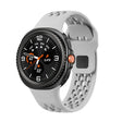 For Samsung Galaxy Watch8 / Watch8 Classic Hole Style Black Reverse Buckle Silicone Watch Band(Gray) - free shipping - PMC TechLife - Order now!