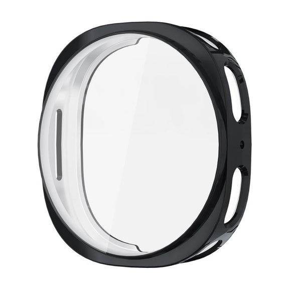For Samsung Galaxy Watch8 40mm ENKAY Hat-Prince Full Coverage Electroplated Soft TPU Case with Screen Protection(Black)