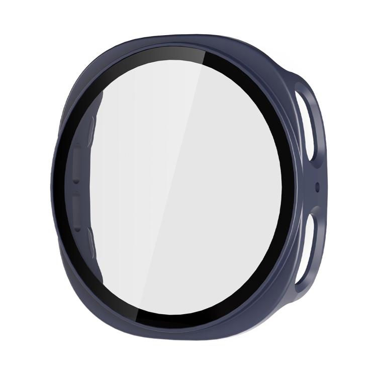 For Samsung Galaxy Watch8 40mm ENKAY Hat-Prince Full Coverage Tempered Glass Film Integrated PC Watch Case(Blue)