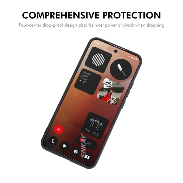 For Nothing Phone 3 ENKAY Liquid Silicone Soft Shockproof Phone Case(Dark Blue)