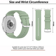 For Samsung Galaxy Watch8 / Watch8 Classic Round Tail Silicone Watch Band(Dark Gray)