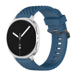 For Samsung Galaxy Watch8 / Watch8 Classic Black Buckle Spruce Silicone Watch Band(Dark Blue) - free shipping - PMC TechLife - Order now!