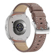 For Samsung Galaxy Watch8 / Watch8 Classic Round Tail Square Buckle Leather Watch Band(Cocoa) - free shipping - PMC TechLife - Order now!