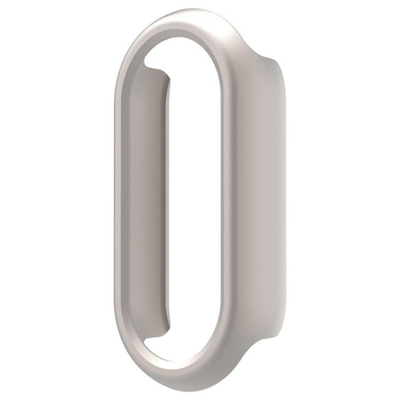 For Xiaomi Mi Band 8 / 9 Ceramic / 10 Ceramic Half Coverage Hollow PC Watch Protective Cover(Starlight)