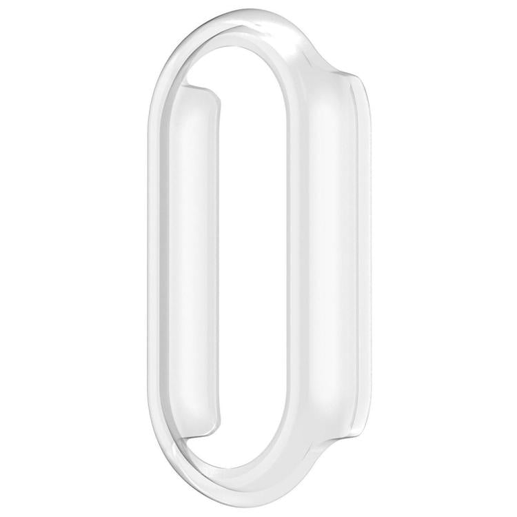 For Xiaomi Smart Band 9 / 9 NFC Half Coverage Hollow PC Watch Protective Cover(Transparent)