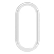 For Xiaomi Smart Band 9 / 9 NFC Half Coverage Hollow PC Watch Protective Cover(Transparent)