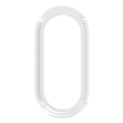 For Xiaomi Smart Band 9 / 9 NFC Half Coverage Hollow PC Watch Protective Cover(Transparent)