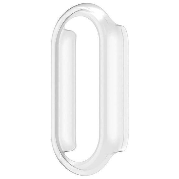 For Xiaomi Smart Band 9 / 9 NFC Half Coverage Hollow PC Watch Protective Cover(Transparent)
