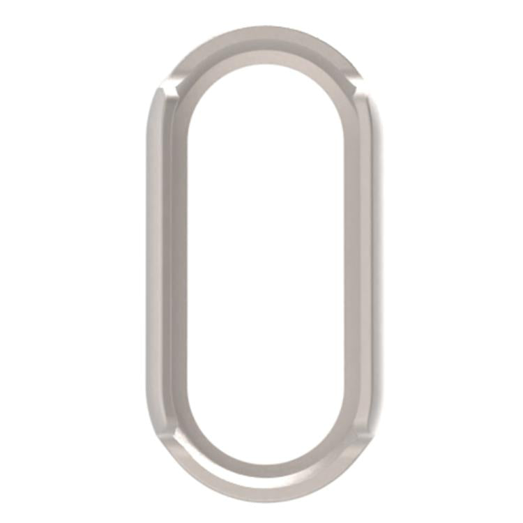 For Xiaomi Smart Band 9 / 9 NFC Half Coverage Hollow PC Watch Protective Cover(Starlight)