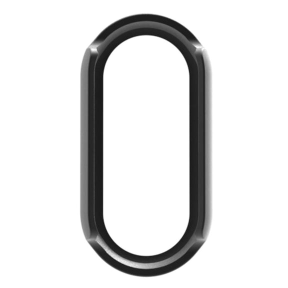 For Xiaomi Smart Band 10 / 10 NFC Half Coverage Hollow PC Watch Protective Cover(Black)